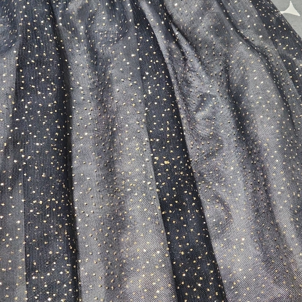Zara Girls sparkling black grey skirt - Picture 5 of 8